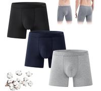 Elitevienna Boxer Briefs Fluidcore Elite Vienna Boxers Octipa Mens Incontinence Underwear Leak Proof Washable Reusable Boxers (3PCS-B,XXL)
