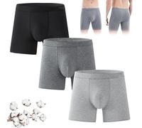 Elitevienna Boxer Briefs Fluidcore Elite Vienna Boxers Octipa Mens Incontinence Underwear Leak Proof Washable Reusable Boxers (3PCS-D,XXL)
