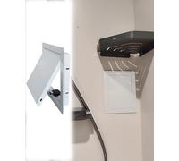 Elitix Bathroom Access Panel 10x10 12x12 14x14 16x16 in, Waterproof Toilet Access Door for Plumbing, Wall Corner Inspection Hole Cover(White,220x220mm/8.8x8.8in)