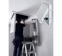 Elitix Ceiling Access Door with Drywall Spring, Kitchen Plumbing Inspection Panel for Rv Toilet, Shower Valve Wall Hole Cover, Vent Decorative Panel(White,950x950mm/38x38in)