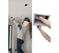 Elitix Ceiling Access Panel Cover 12x12 14x14 16x16 inch, Plumbing Inspection Vented for Bathroom Pipes, Wall Hole Revision Hatch White(550x550mm/22x22in)