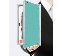 Elitix Paintable Drywall Access Panel Spring Loaded, Plumbing Inspection Vented for House Toilet, Decorative Attic Service Door for Office(16x32in(406x812mm))