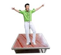 Elitix Portable Heavy Duty Foldable Stage Platform Based, Compact Stage Platform with Folding Adjustable Legs, Entertainment Stage Riser/Performance Deck(H 30-50cm/11.8-19.7in,128x100cm)