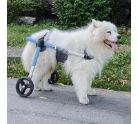 Elitix Rear Leg Dog Wheelchair 2 Wheel, Xxs to Xl Dog Leg Brace for Torn Acl & Ccl Injury Arthritis, Adjustable Animal Mobility Aid Walk Tools(Size M)