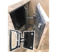 Elitix Shower Concealed Access Panel for Bathroom, Hidden Magnetic Tile Access Panel System 14x14 24x24, Universal Inspection Hatch Cover for Drywall(600x300mm/24x12in)