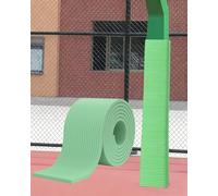 Elitix Universal Basketball Pole Pad 2 4 6 8 10 Pack, Wrap Around Protective Pole Padding for Outdoor Indoor, Carport Collision Barrier Mat for Post(Green,1pc)