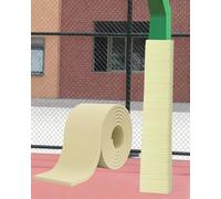 Elitix Universal Basketball Pole Pad 2 4 6 8 10 Pack, Wrap Around Protective Pole Padding for Outdoor Indoor, Carport Collision Barrier Mat for Post(Beige,1pc)