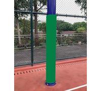 Elitix Wrap Around Basketball Pole Pad with Velcro Straps, Awning Poles Protective Padded for Garage Gym Playground Collision, Portable Round Pole Padding(Green,Dia 11.4cm(114mm))