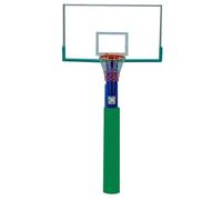 Elitix Wrap Around Basketball Pole Pad Wrap for Playground, 22mm Dia Pole Padding Cover for Garage Basement Gym, All-weather Awning Poles Collision Barrier(Green,H 190cm(1900mm))