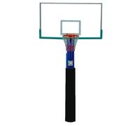Elitix Wrap Around Basketball Pole Pad Wrap for Playground, 22mm Dia Pole Padding Cover for Garage Basement Gym, All-weather Awning Poles Collision Barrier(Black,H 240cm(2400mm))
