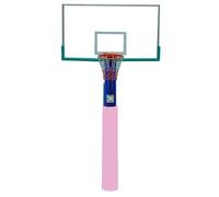 Elitix Wrap Around Basketball Pole Pad Wrap for Playground, 22mm Dia Pole Padding Cover for Garage Basement Gym, All-weather Awning Poles Collision Barrier(Pink,H 200cm(2000mm))
