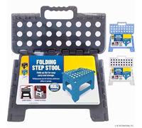 Elito Home & Garden® Multipurpose Portable Step Stool | Fold Up Footstool for Kitchen, Bathroom, Toilet, Caravan| Collapsible, Non Slip | for Children, Kids, Adult (29x22x22cm)