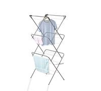 Elito Home & Garden New 3 Tier Winged Airer Clothes Laundry Washing Folding Drying Rack Indoor Outdoor (Grey, 12 Metre)