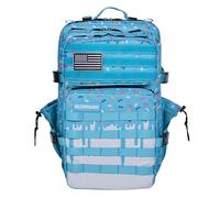 ELITRAINX ELITEX TRAINING 45L Military Tactical Backpack USA Waterproof Sports Backpack Airplane Cabin Cross Training Portable Outdoor Sports Gym, ice blue, 45 Litros