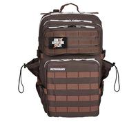 ELITRAINX ELITEX TRAINING 45L Tactical Water-Repellent Backpack for Patch Area, Airplane Cabin, Gym, Computer Compartment, Oxford 1000D, coffee, 49 cm x 26 cm x 30 cm