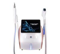 Elitzia 2-in-1 Diode Laser Hair Removal & Picosecond Tattoo Removal Machine | 4-wavelength Diode Laser Handle with Touch-Screen, 5 Probes Picosecond, Skin Rejuvenation, Ice Cooling, Pink