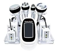 Elitzia 5 in 1 40K Cavitation Beauty Machine with RF, Vacuum RF Multifunctional Body Sculpting Machine Fat Burning Skin Tightening for Home Spa Use Body Contouring Device ETLW202S