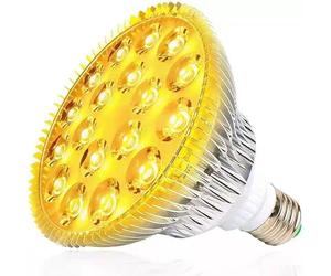 Elitzia 54W LED Light Therapy Lamp 590nm Led Light Therapy Yellow Light Bulb Heat Lamp Bulb for Promote Blood Circulation Anti-inflammatory Soothes Sensitive Skin ETPAR18Y