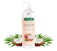 Elitzia Coconut Oil Hair Spa Skin Care Stretch Marks Removal Massage Oil Conditoner Liquid Skin Nourish Moisturier Makeup Remover Fix Flyaways Versatile Base Oil Face Body Pure Natural 473ml ETMS015