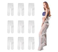 Elitzia Disposable Physiotherapy Pants Non-Woven Infrared Sauna & Pressure Therapy Spa Use Shorts 10pcs for Lymphatic Drainage Cellulite Treatment (White) ETSAN1