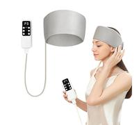 Elitzia Electric Head Massager Portable Compress Head Massage for Blood Circulation 3 Massages Modes and 3 Temperature Levels for Headache Relief, Migraine,Stress Relaxation and Sleep Aid ETM39