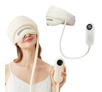 Elitzia Electric Head Massager with Eye Heating Air Compress Head Massager 3 Massages Modes and 5 Temperature Levels for Headache Migraine Relief, Stress Relaxation, Sleep Aid Home Office Use ETK23