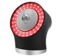 Elitzia Facial Steamer Professional Nano Mist Face Steamer with 3-Color & Infrared Light 40°C Constant Temperature 240ml Large Tank 3 Modes for Deep Hydration and Skin Rejuvenation Home Use (Black)