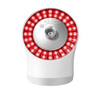 Elitzia Facial Steamer Professional Nano Mist Face Steamer with 3-Color & Infrared Light 40°C Constant Temperature 240ml Large Tank 3 Modes for Deep Hydration and Skin Rejuvenation Home Use (White)