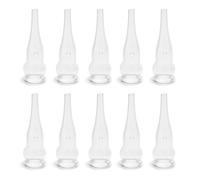 Elitzia Four Types of Acne Blackhead Absorbing Glass Tube Types Multiple Use Electrotherapy Beauty Machine Accessories Set of Ten of The Same Type ETD215SA (Gourd Shaped)
