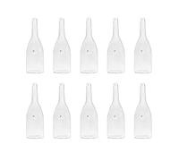 Elitzia Four Types of Acne Blackhead Absorbing Glass Tube Types Multiple Use Electrotherapy Beauty Machine Accessories Set of Ten of The Same Type ETD215SA (Flat Shape)