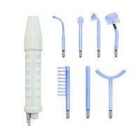 Elitzia High Frequency Electrotherapy Wand Multi-Functional Portable Handheld Light Therapy Wand for Acne Skin Rejuvenation Hair Growth Facial Device (with 7 Tubes Blue) ETHF005