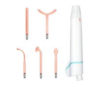 Elitzia High Frequency Facial Wand - 5 Glass Tube Attachments for Acne & Skin Tightening Red Light for Face and Neck At-Home Microcurrent Device Professional Skin Care Tools ETH8001