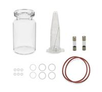 Elitzia Hydrofacial Machine Spart Part Accessories for Hydro Facial Aqua Peeling Machine（Spray Glass 5 Size of Rubber Ring Seal 2pcs Fuse Fine Needle）