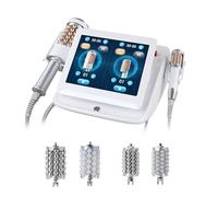 Elitzia Inner Ball Roller Machine for Body Sculpting Lymphatic Drainage Professional Handheld Body Massager Silicone & Metal Balls for Fat Burning Skin Tightening Muscle Recovery Dual-Handle ETR26