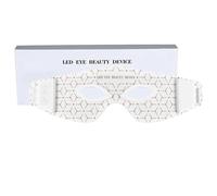 Elitzia LED Eye Mask Red Light Therapy | 630nm+850nm Photon Anti-Aging Device | Eye Wrinkle Reducer Dark Circle Treatment | Rechargeable & 5 Intensity Levels ETEYK1 (White)