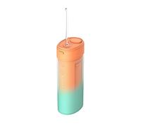 Elitzia Portable Water Flosser Cordless 160ML Oral Irrigator with 4 Modes & 4 Jet Tips for Braces/Sensitive/Tongue Cleaning, IPX6 Waterproof, USB-C Rechargeable Dental Flosser for Home Travel Use ET07