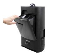 Elitzia Professional Salon Hair Sweeping Machine Infrared Induction Automatic Vacuum Dustpan Barbershop Convenient Powerful Clean Hair Pet Fur Vacuum Cleaner 1400W Capacity 2.7L Flexible Use ETD01ABK