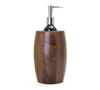 Elitzia Solid Walnut Wood Massage Oil Warmer - Natural Black Walnut Lotion Heater with Metal Pump Bottle, Faster Heating, Auto Temp Control 122-140°F Luxury Spa & Salon Essential Oil Warmer ETOH04