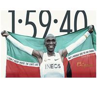 Eliud Kipchoge quote | photo print poster | pre signed | pro lustre paper | size: A4 (21 x 29.7 cm) | I don't know where the limits are