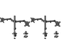 ELIVED Dual Monitor Arm for 13-32 inch Screen, Full Motion Adjustable (Pack of 2)