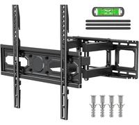 ELIVED Full Motion TV Bracket, Swivel & Tilt Mount for 26-70 Inch TVs | Max. VESA 400x400mm, Holds up to 45kg, Extends Double Arms, 2 Height Settings