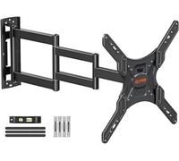 ELIVED Long Reach TV Wall Bracket for Most 26-60inch TVs with 749mm Extension Arm, Full Motion Corner Wall Mount, Max VESA 400 x 400 mm up to 35 kg, Tilt & 180° Rotatable, EV3017