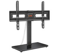 ELIVED Swivel Table Top TV Stand for most 37"-70" TVs with Max VESA 600x400mm up to 40KG, Height Adjustable TV stand for Plasma, LCD, LED, OLED Flat/Curved TVs, Universal Table Top TV Stand EV017