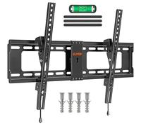 ELIVED Tilt TV Wall Bracket, TV Mount for Most 37-82 inch Flat & Curved LCD LED OLED TVs with Max. VESA 600x400mm up to 60KG, Sturdy Tilting TV Bracket EV008