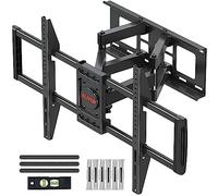 ELIVED TV Wall Bracket Tilt Swivel for Most 37"-84" Plasma, LCD, LED, OLED Flat/Curved TVs with Max VESA 600x400mm up to 45KG, Full Motion Wall Mount with Strong Articulating Arms, TV Mount EV015