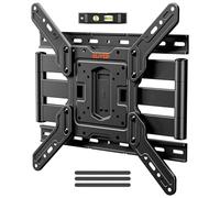 ELIVED Ultra Slim TV Wall Mount for Most 26-60 Inch TVs, Low Profile TV Mount, Full Moiton Wall Mount Bracket Swivel and Tilt, Max VESA 400x400mm, Holds up to 40 KG. Fits 16" Wood Studs EV3033