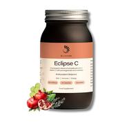 ELIVIDE Eclipse Wholefood Vitamin C | with Wholefruit Pomegranate | 100% Additive Free | Natural & Rich in Bioflavanoids | 90 Capsules | UK Made | Immune & Skin Support | Glass Jar