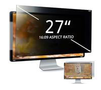 EliWhale Computer Privacy Screen Filter, 27 Inch 16:9 Removable Monitor Screen Privacy Screen Protector, Anti-Blue Light & Anti-Glare Screen Protector, Width X Height Is 23.54"X 13.27"(598mm X 337mm)