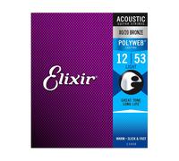Elixir 11050 POLYWEB Light Acoustic Strings 12-53