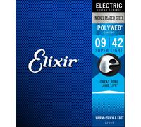 Elixir 12000 Polyweb Super Light Electric Guitar Strings 009 - .042 anti-rust